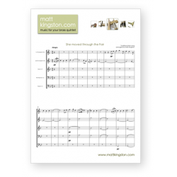 She Moved through the Fair - arranged for Brass Quintet